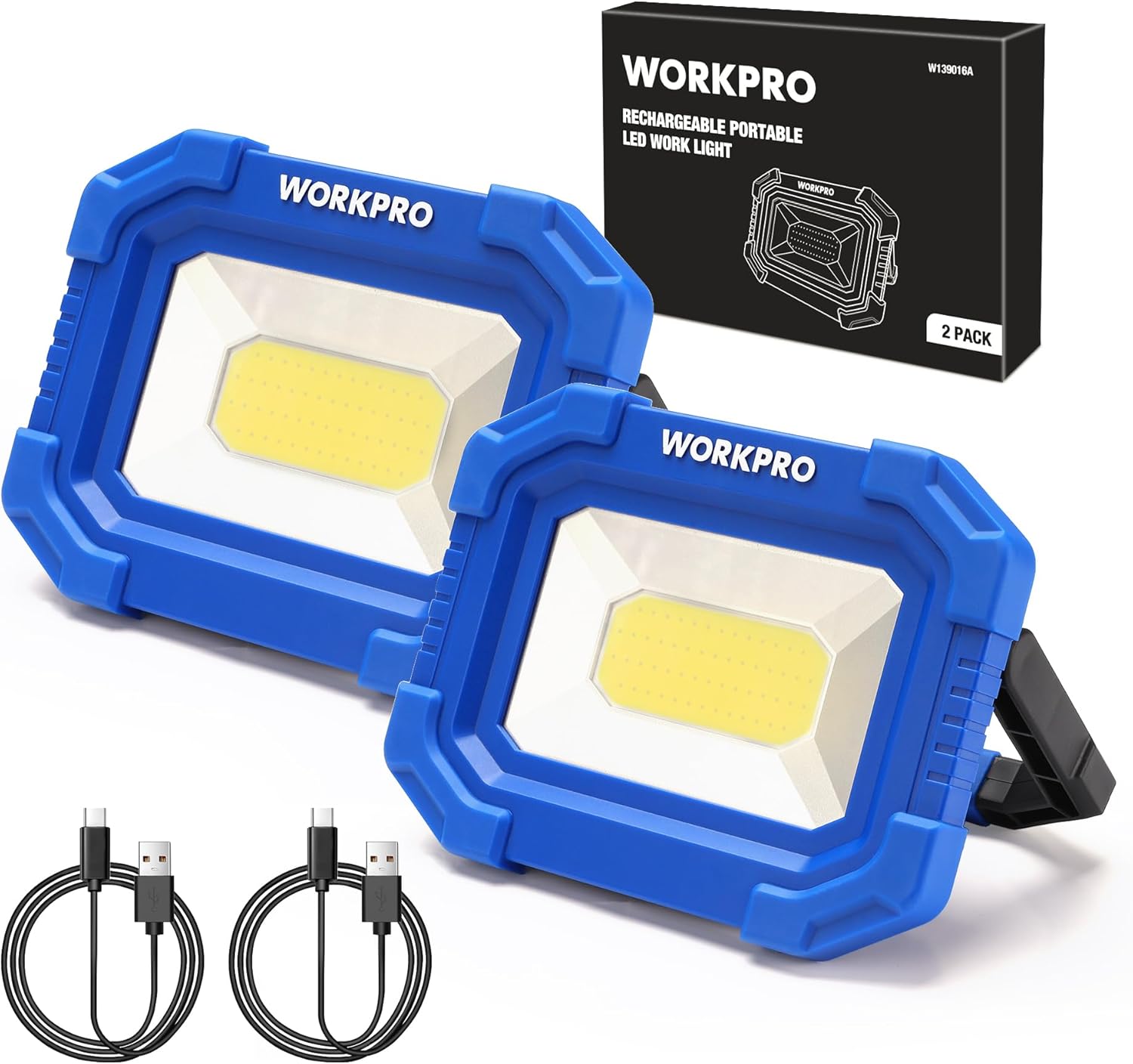 WORKPRO rechargeable magnetic work light product image
