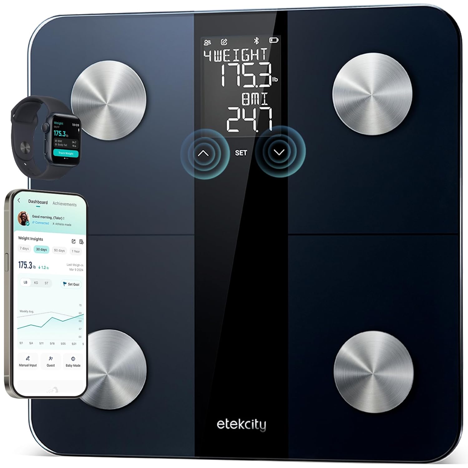 Etekcity Smart Body Weight Scale