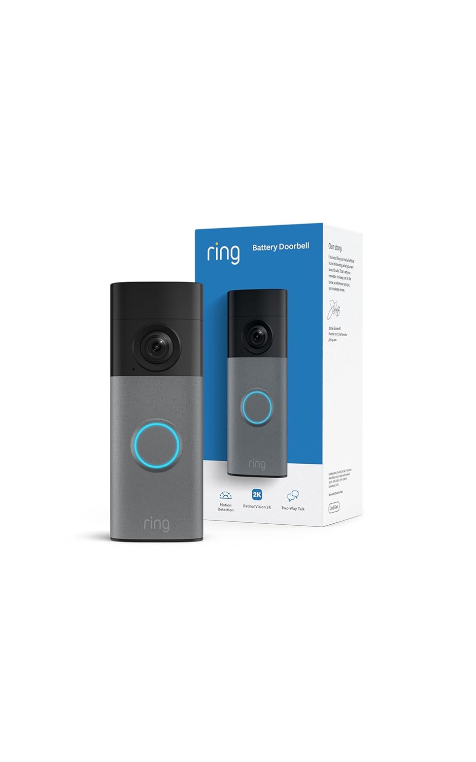 Ring battery video doorbell product image